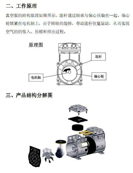 无油真空泵维修与保养的方法,无油活塞真空